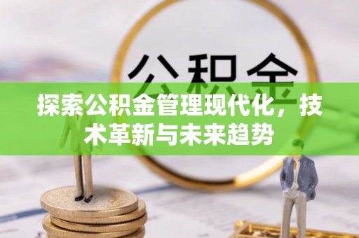花地玛堂区探索公积金管理现代化，技术革新与未来趋势
