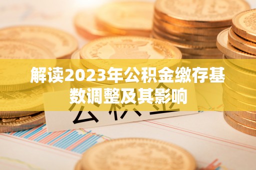 花地玛堂区解读2023年公积金缴存基数调整及其影响