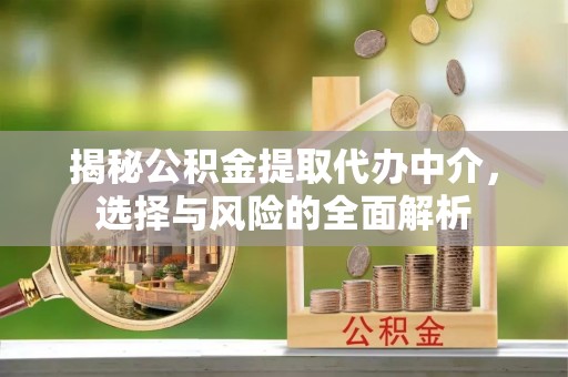 花地玛堂区揭秘公积金提取代办中介，选择与风险的全面解析