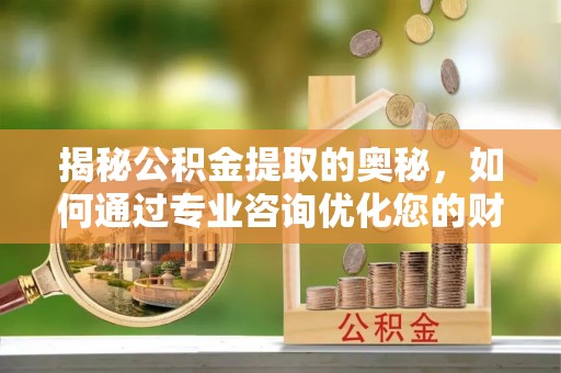 花地玛堂区揭秘公积金提取的奥秘，如何通过专业咨询优化您的财务规划